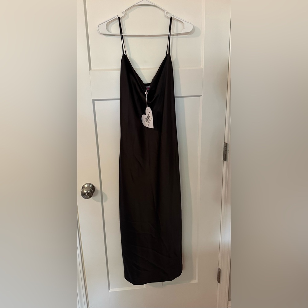 Buddy Love Elegant Black Midi Dress